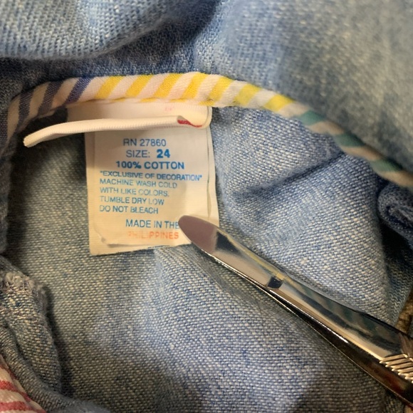 Vintage 1990’s Carter’s Romper With Buttons Size 24 months - Picture 3 of 8